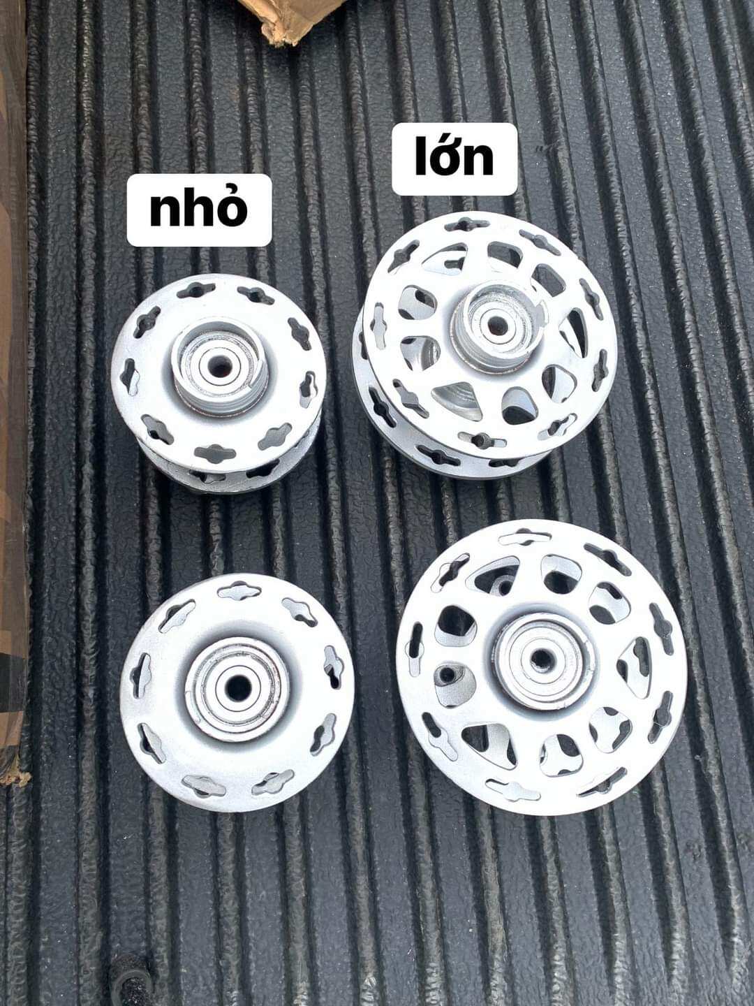 Đùm yass sơn mới màu bạc