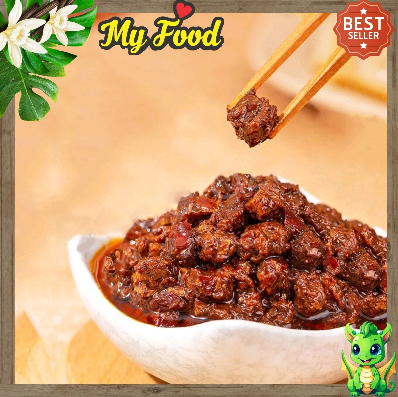 SỐT TƯƠNG VỊ BÒ CAY TRUYỀN THỐNG