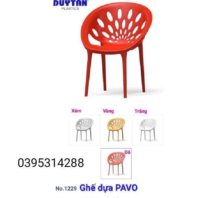 ghế Pavo duy tân