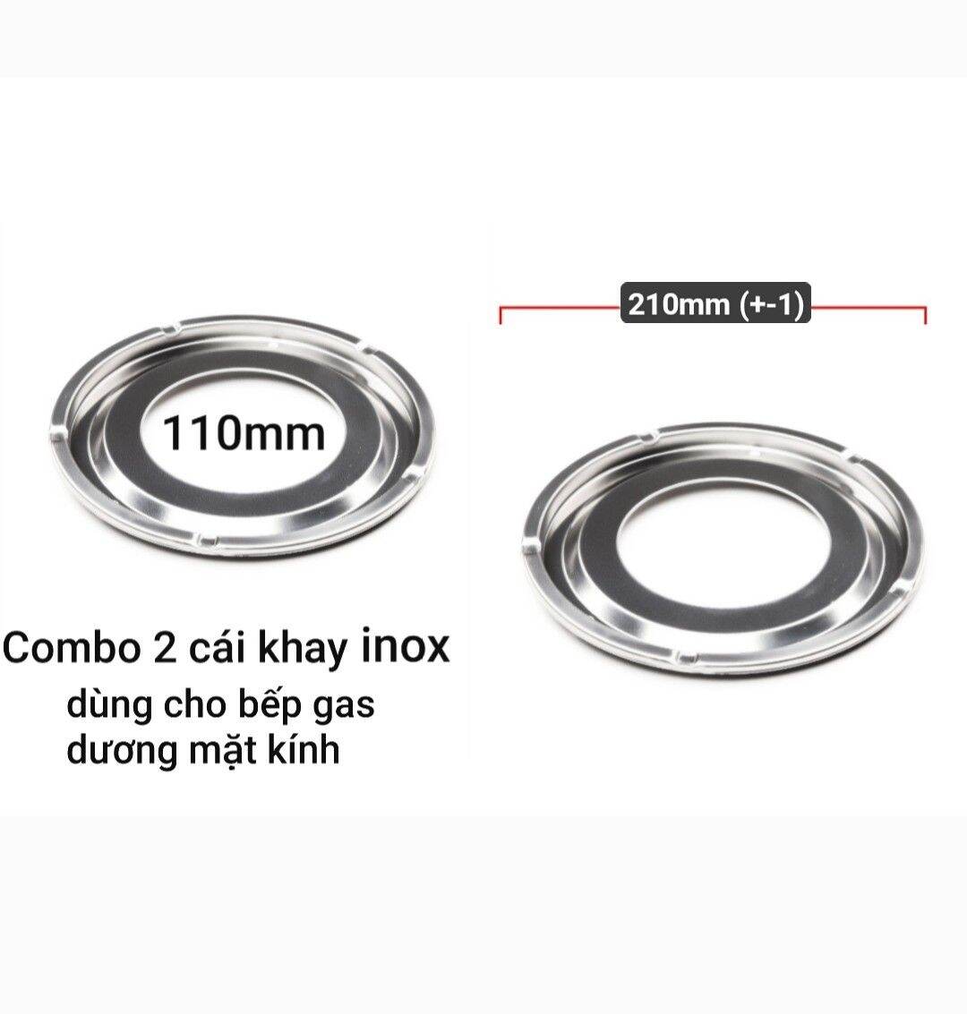 Combo 2 cái khay dĩa bếp gas dương kính ( dùng cho các đầu đốt phi dưới 90)