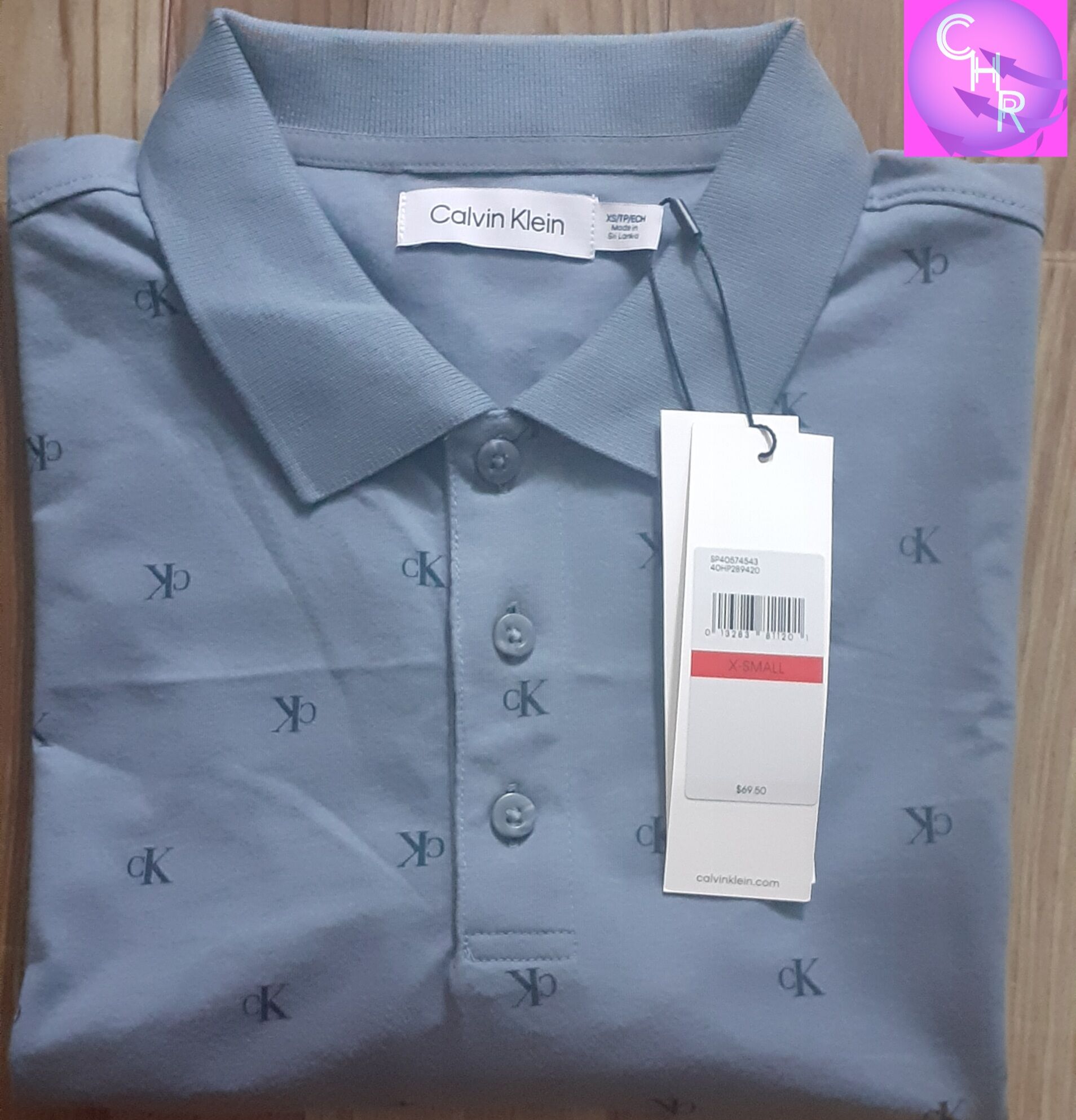Áo thun nam xách tay Mỹ Calvin Klein size XS/S