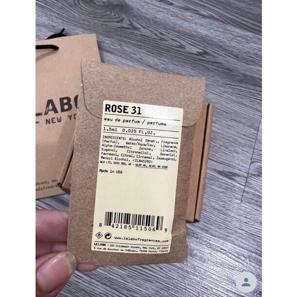 Le Labo Perfume Sample 1.5ml
