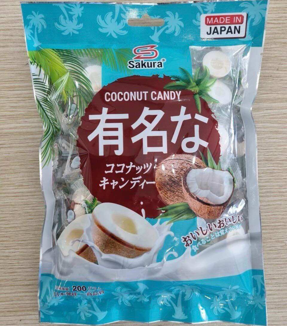 Kẹo dừa sakura nhật bản 200gr