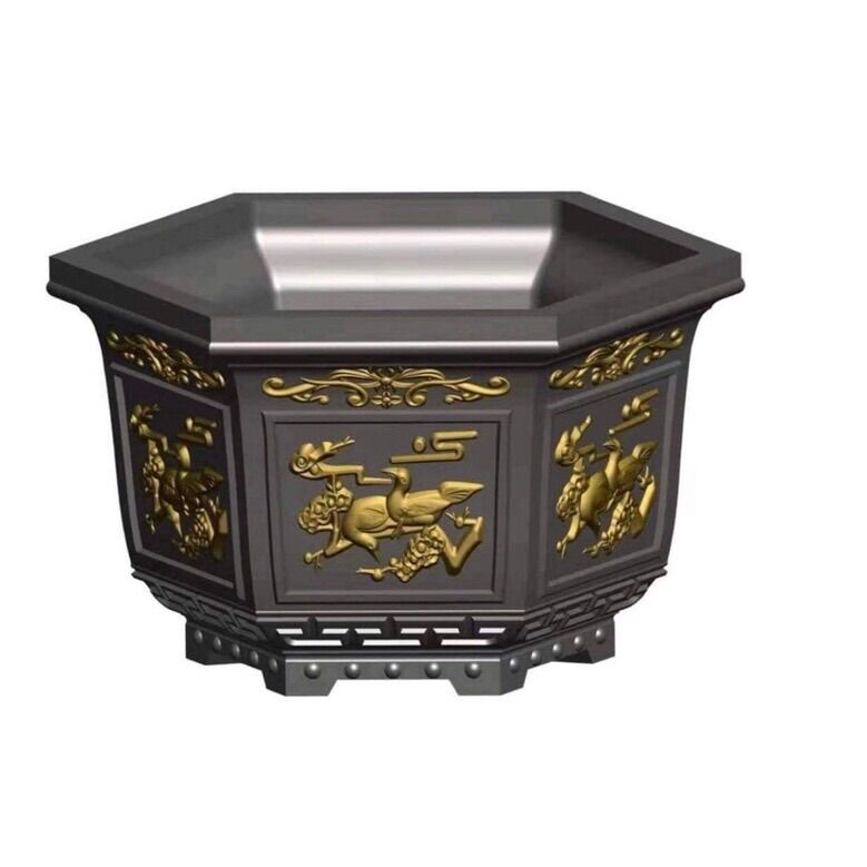 Khuôn chậu lục giác 20 ( khuôn chậu abs có lòng trong)