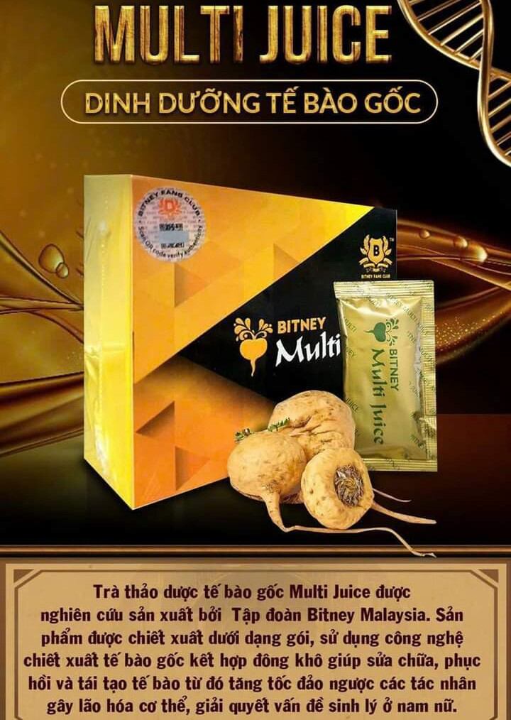 Combo 5 gói lẻ Trà Multi hòa tan Malaysia