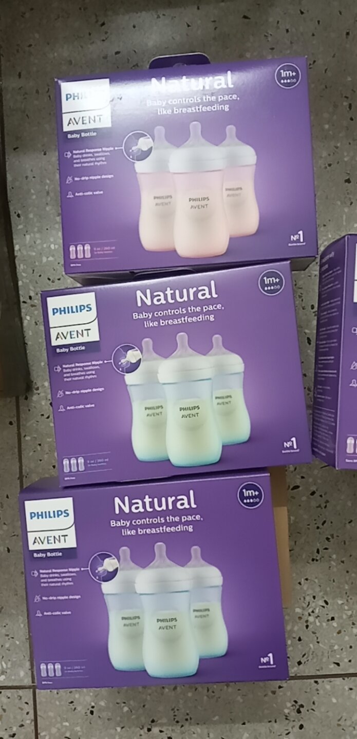 (Nhập Mỹ - 3 size) Bình sữa có núm ti Philips AVENT 125ml/ 260ml/ 330ml