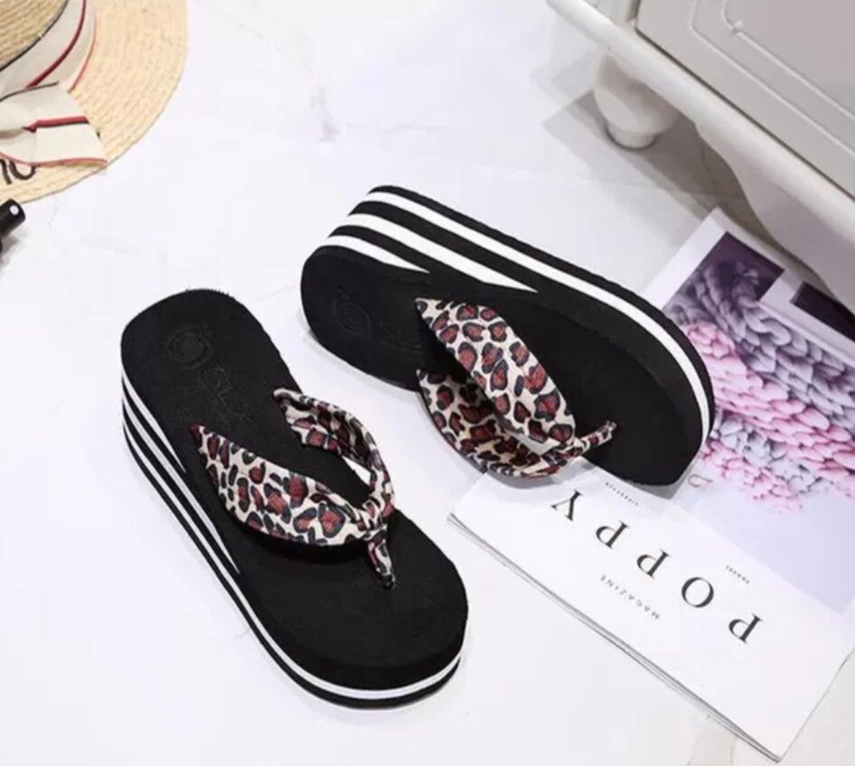 Dép kẹp quai beo vân sọc 7f