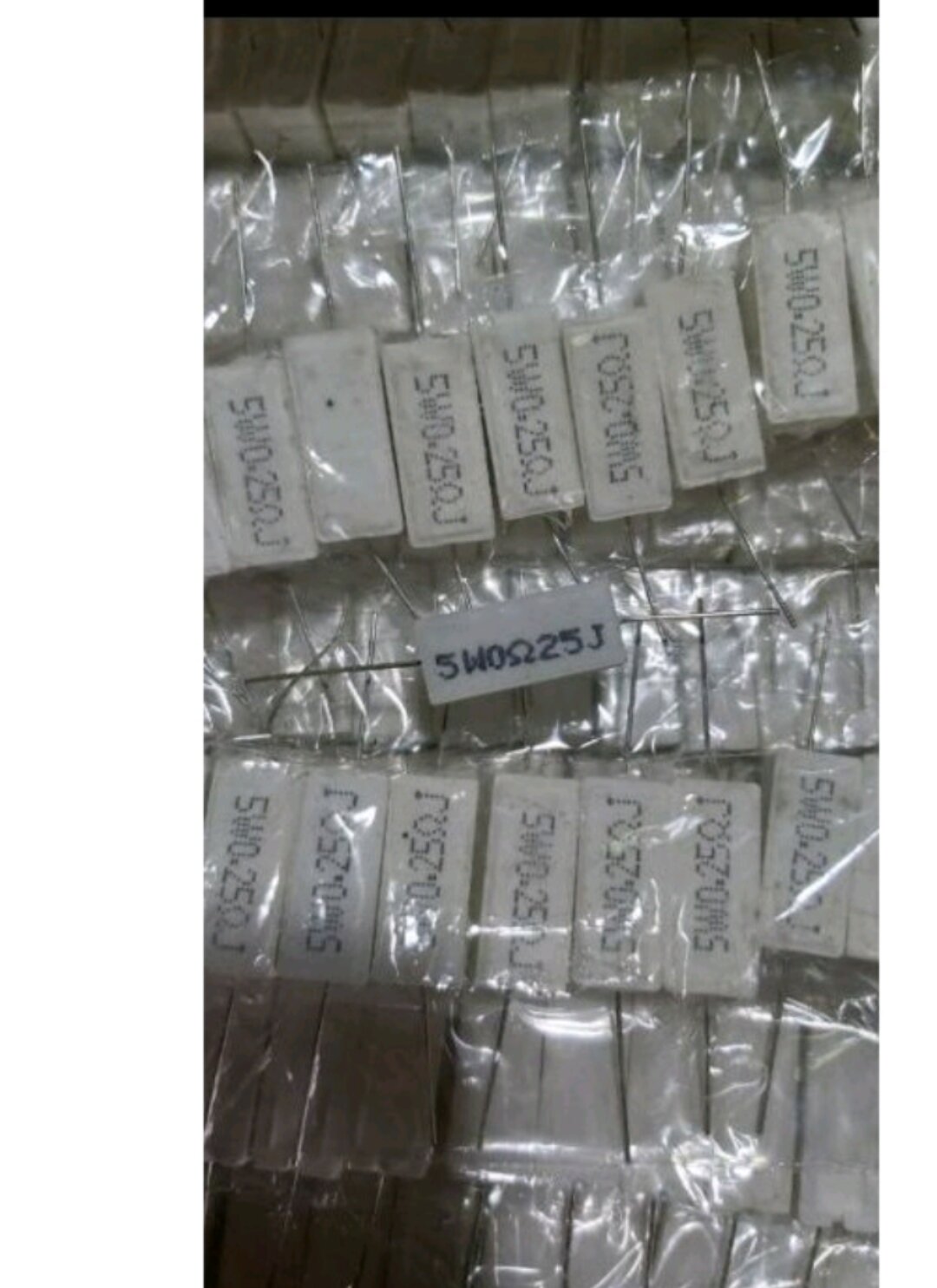 10 điện trở sứ 0.25 om 5w