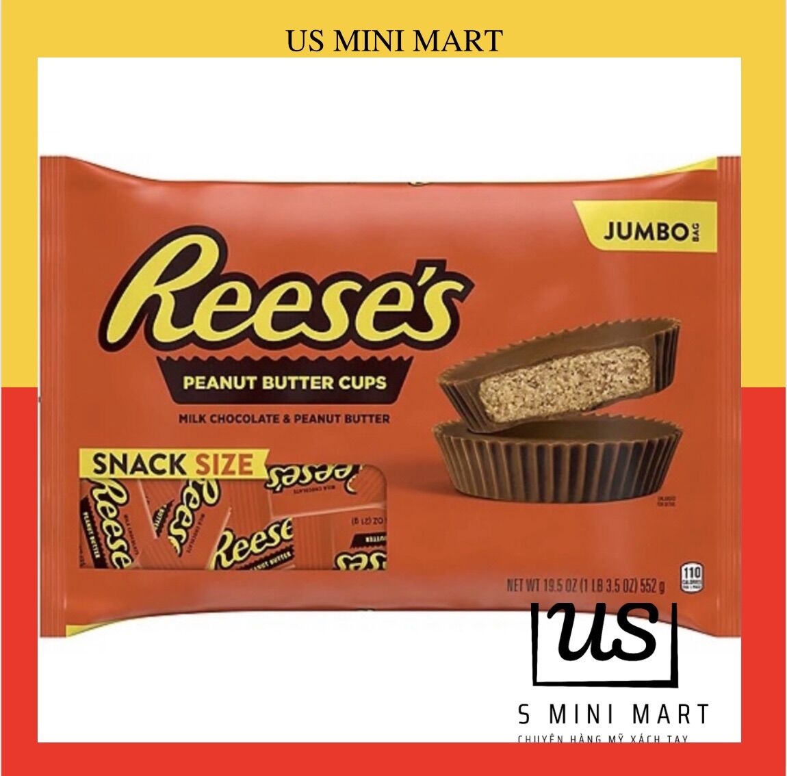 Sô cô la Reeses nhân bơ đậu phộng thơm ngon ,552g