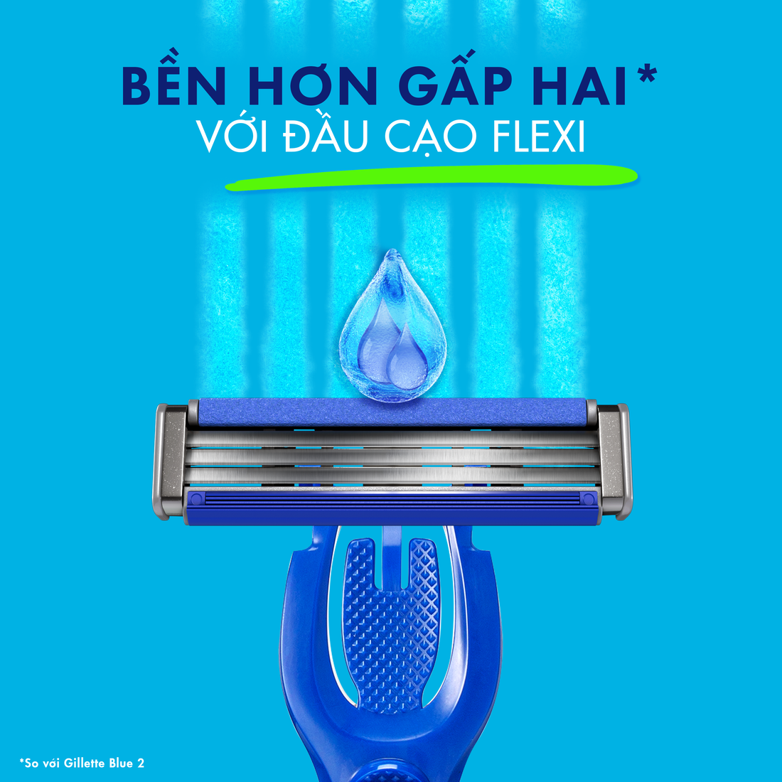 COMBO Dao Và Lưỡi Cạo Râu GILLETTE Flexi Vibe Free Fire Mới