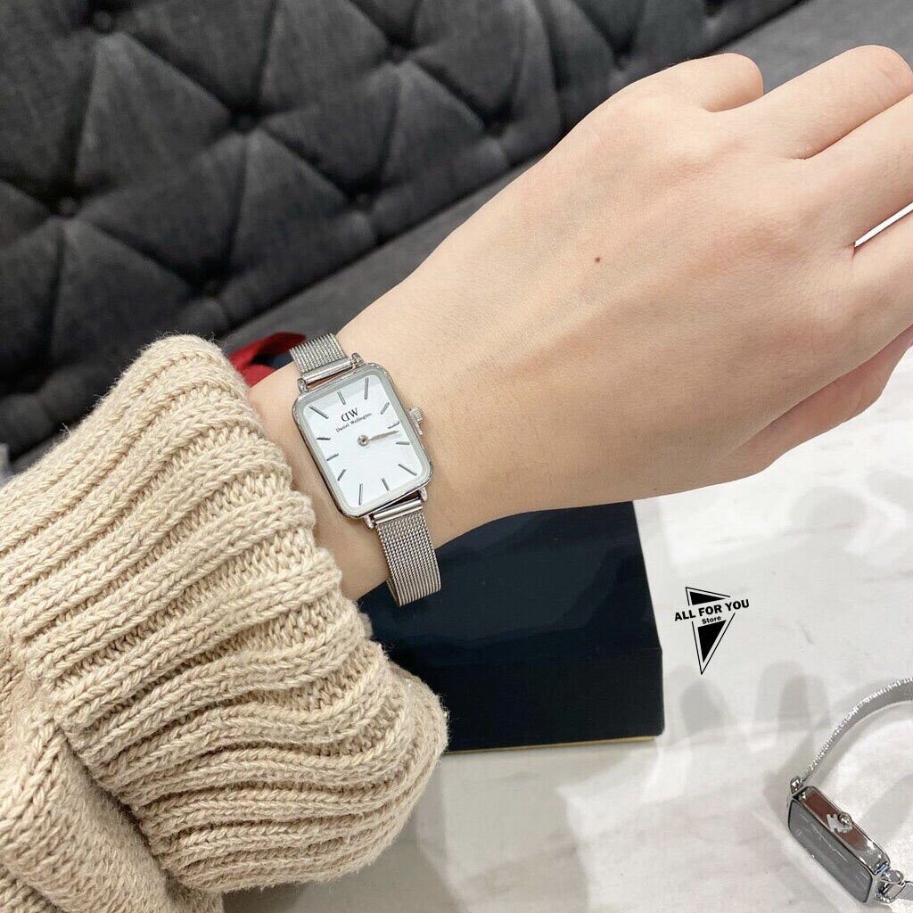 Đồng hồ nữ DW dây lưới mặt vuông size 26mm