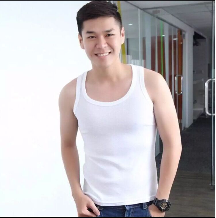 Áo thun trắng ba lỗ nam hàg GAP