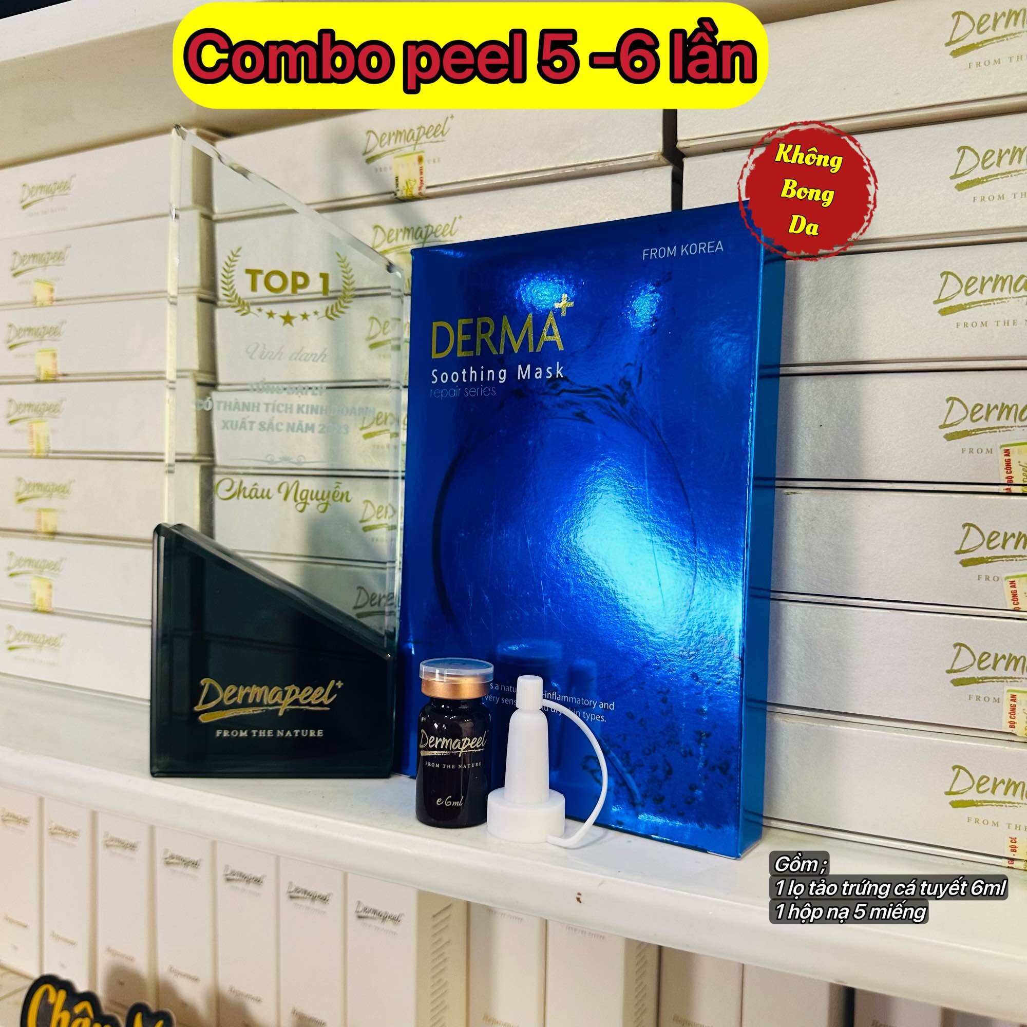 (Liệu Trình Peel da )VI TẢO TRỨNG CÁ TUYẾT DERMAPEED