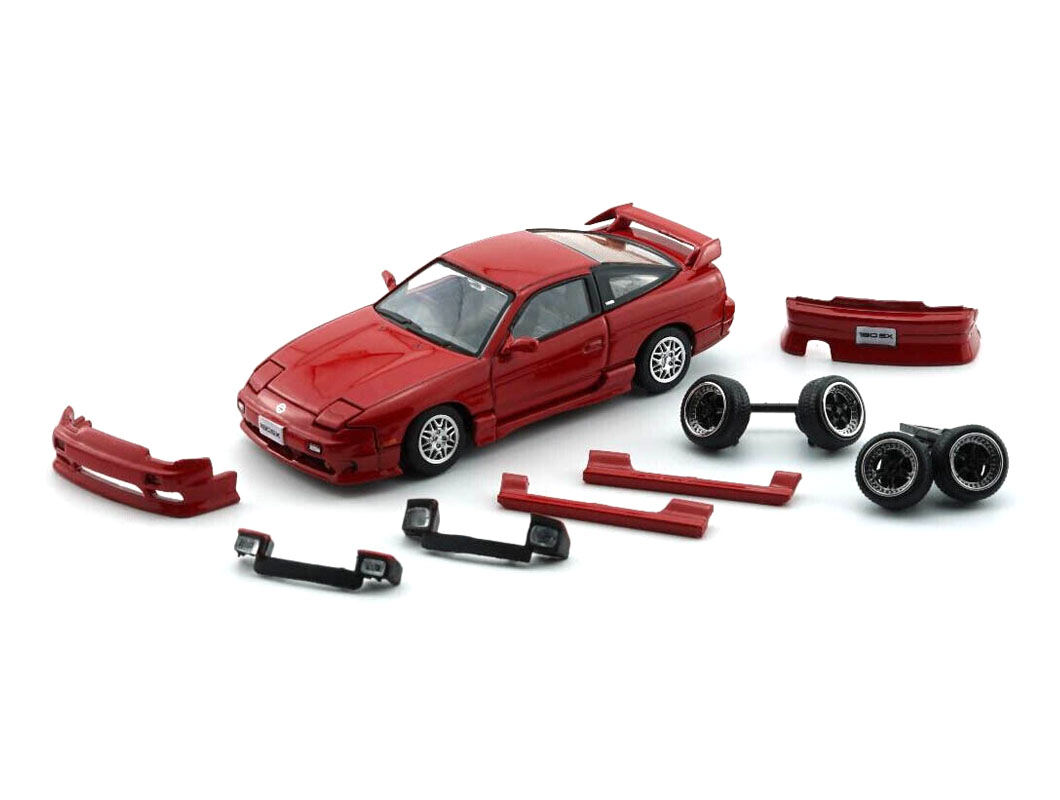 BMC 1 64 Alloy Car Nissan 180SX Model Vintage Racing Car with Modification Accessories Metal Toy Col