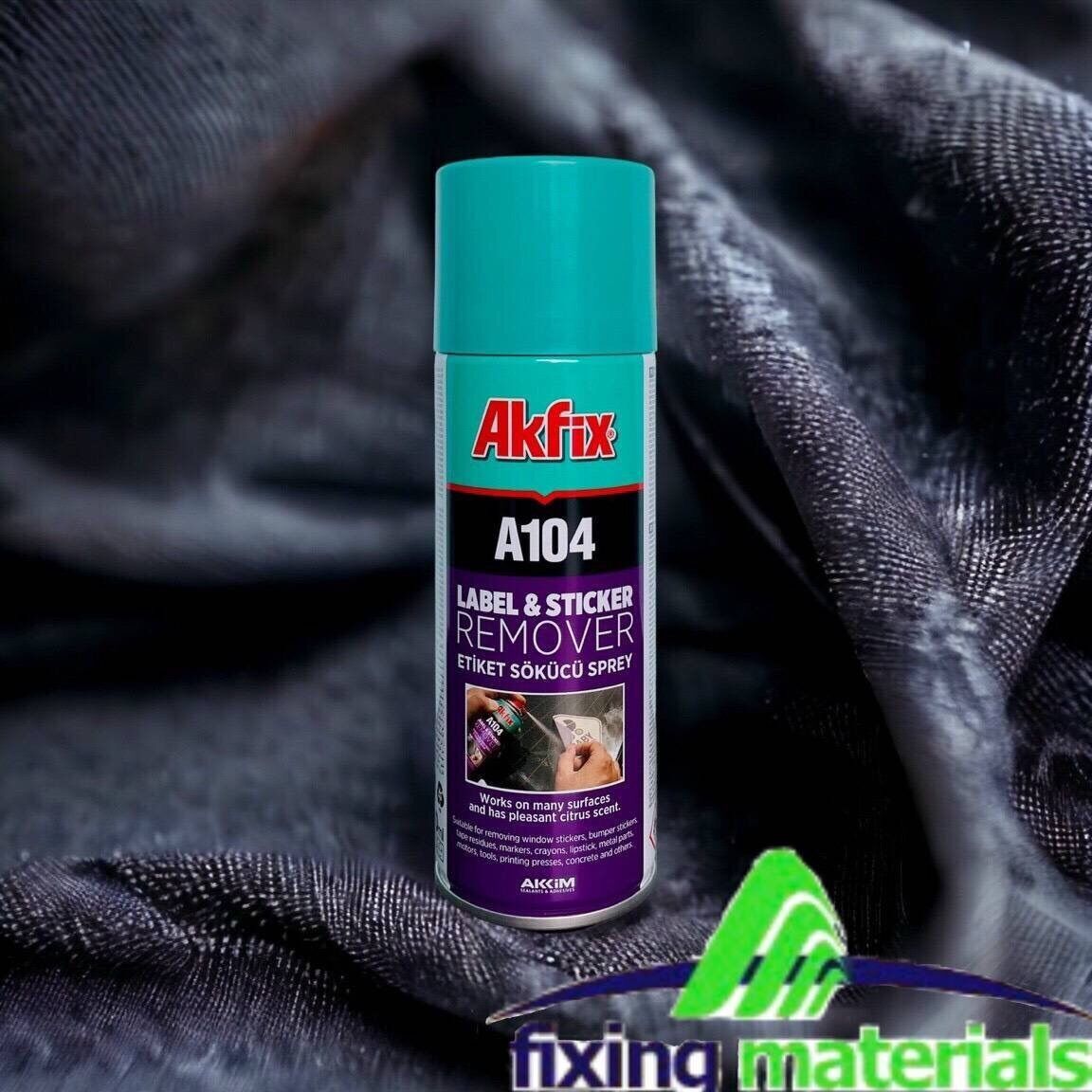 Chai xịt tẩy keo, nhựa đường, cao su AKFIX C104,200ml. Hàng Thổ Nhĩ Kỳ