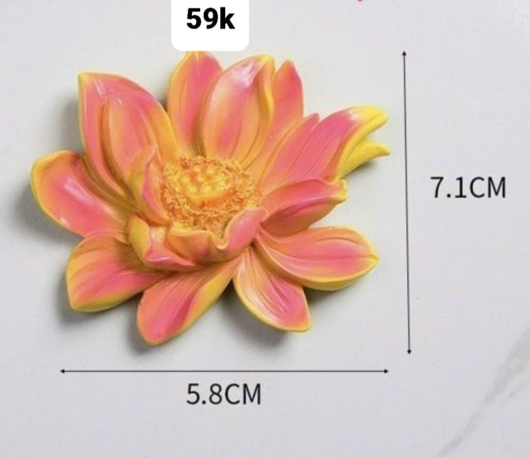 Khuôn sen silicon 6cm
