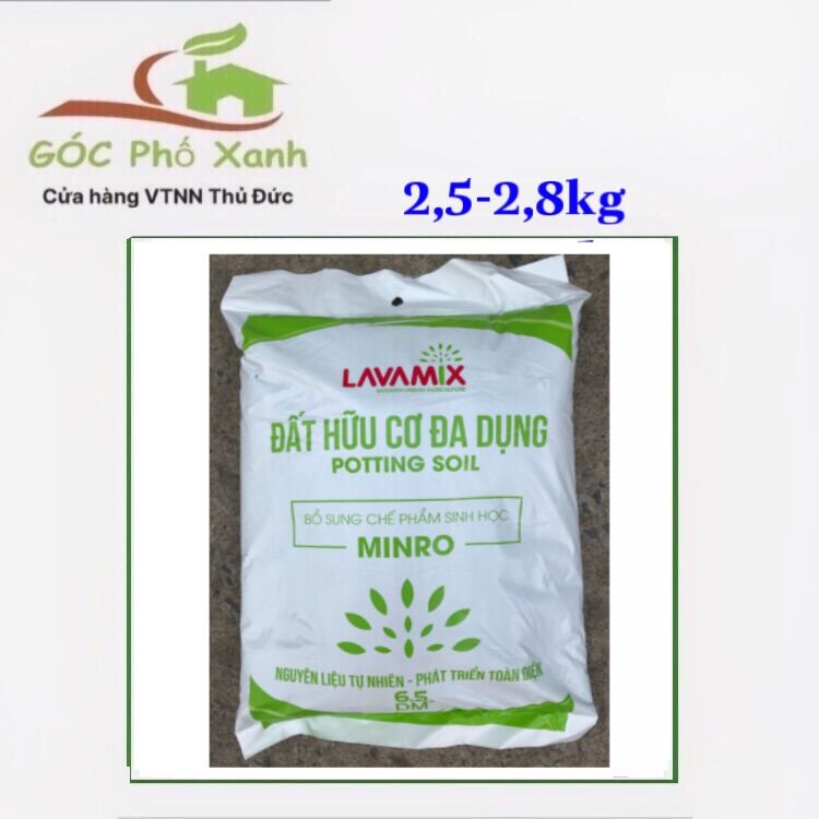 Đất sạch hữu cơ Lavamix gói 6,5dm3