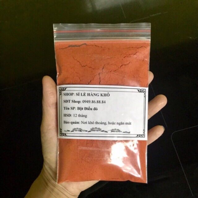 Bột điều đỏ làm Thịt bò khô 100gr