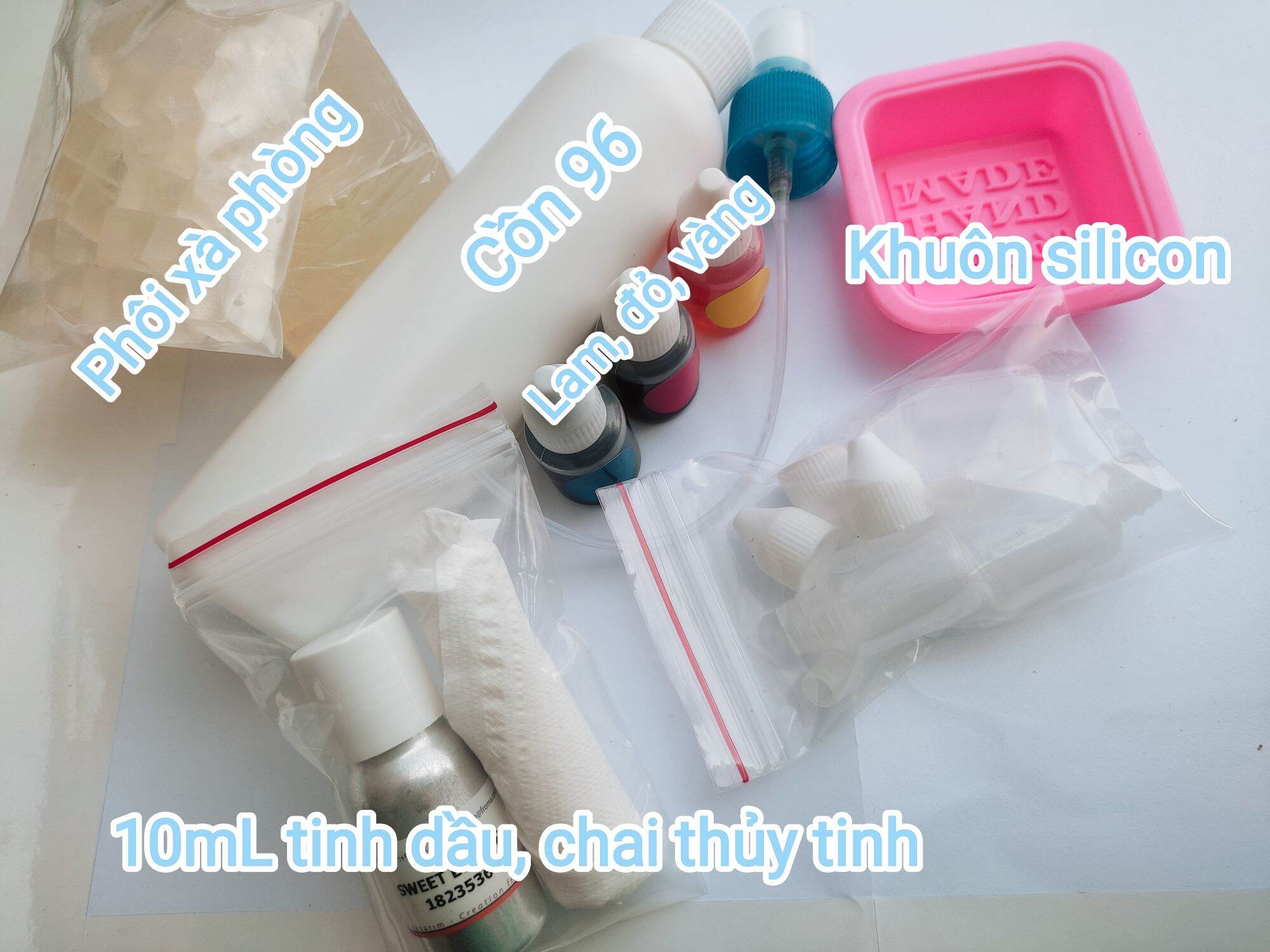Phôi xà phòng handmade glycerine (Melt and Pour) 500g