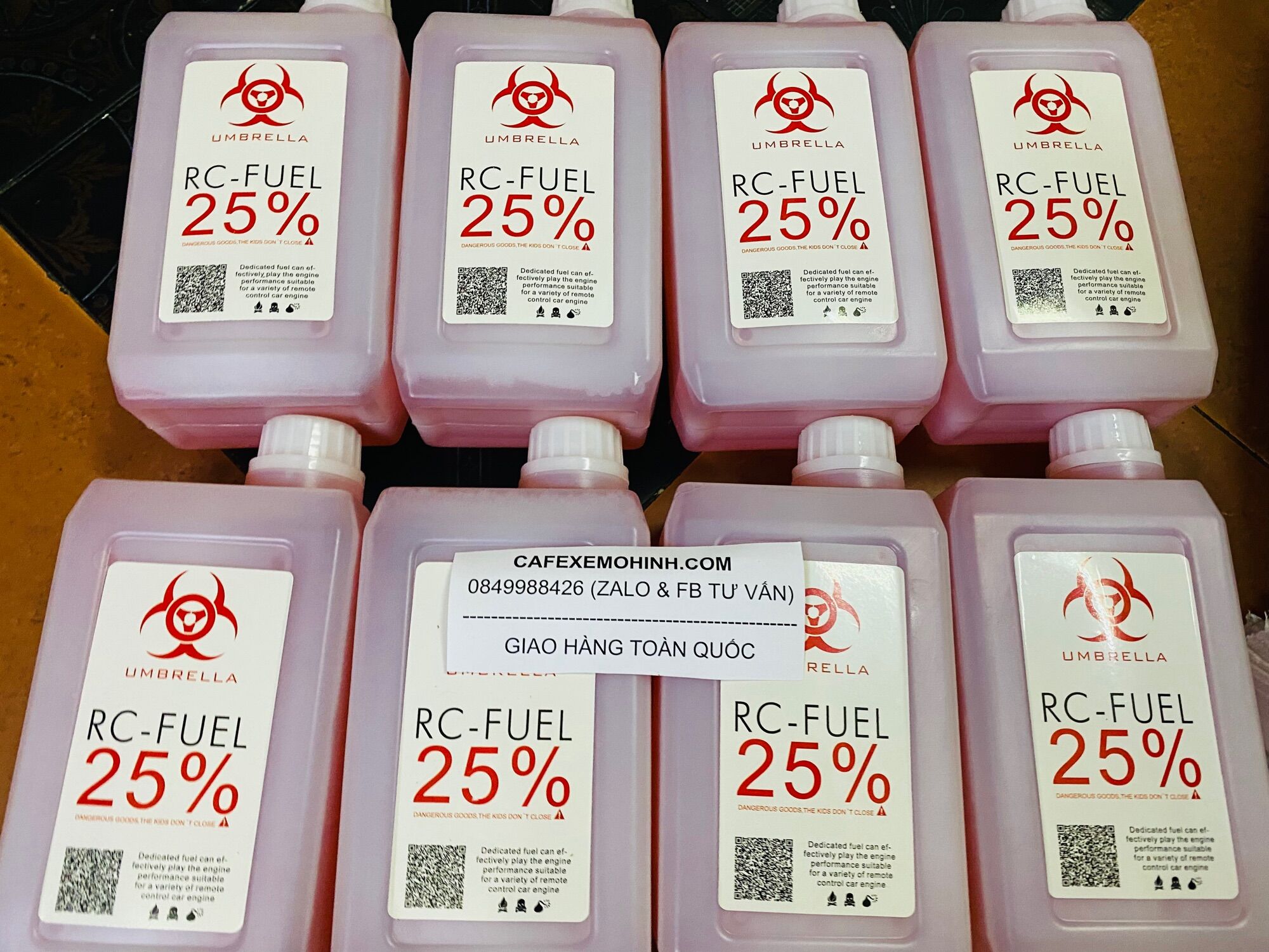 Nhiên liệu Nitro cho xe điều khiển chạy xăng 25%