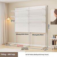 XUANXISHI | Tổ chức Giá Sách Trang Trí Bảng Đục Lỗ