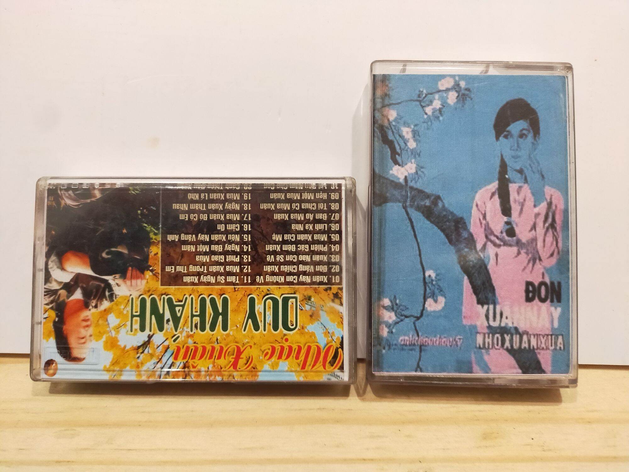 combo 2 băng cassette maxell UD 2 nhạc Xuân xưa có tựa đề ( lưu ý: đây là băng cũ