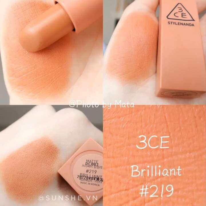 Son 3.C.E mood recipe mã 218, 219, 220, 221, 222 son 3ce mini