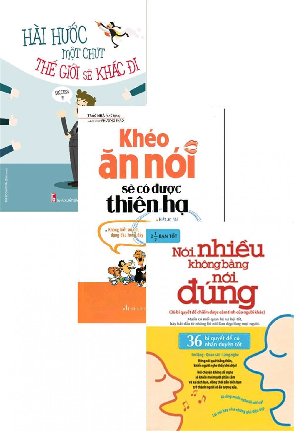 Combo sách kỹ năng: khéo ăn nói, nói nhiều không bằng nói đúng, cư xử