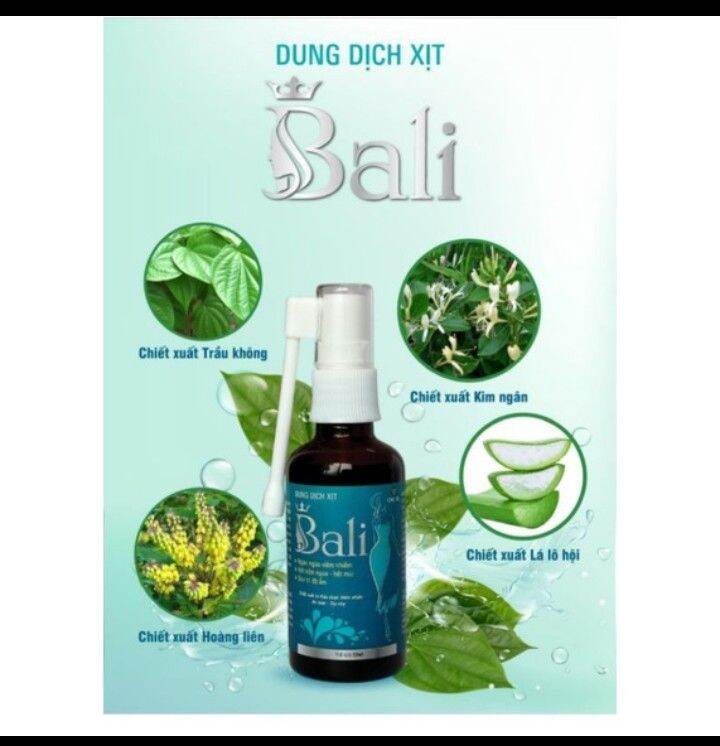 [HCM]dung dịch phụ khoa xịt Bali
