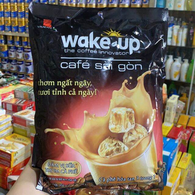 CAPHE WAKE-UP SÀI GÒN BỊCH ( 24 GÓI X 19GR )