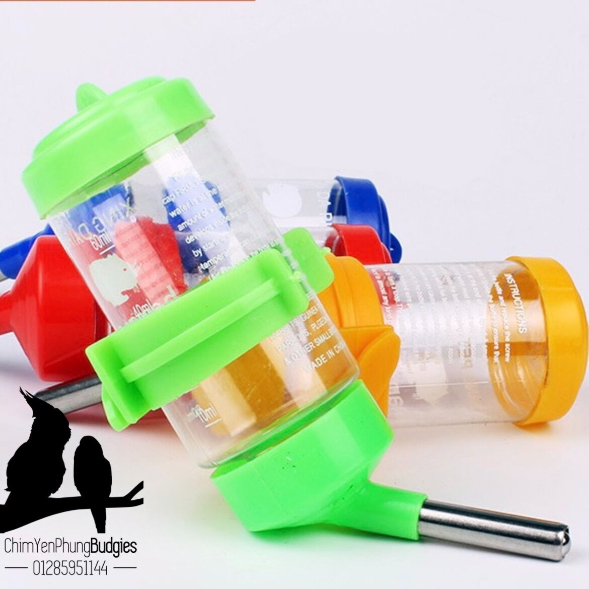 Bình nước bi cao cấp 80ml cho Hamster • Vẹt • Thú Cưng.