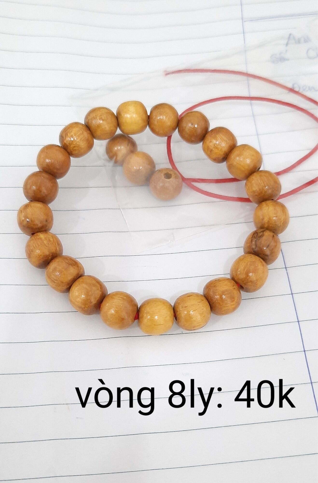 Vòng dâu tằm 8li cho người lớn