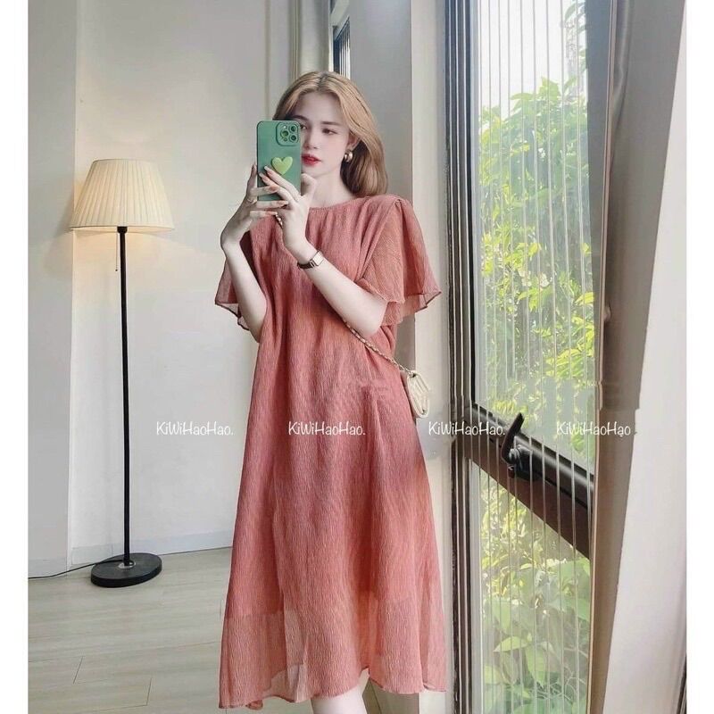 Đầm bầu voan 2 lớp siêu nhẹ