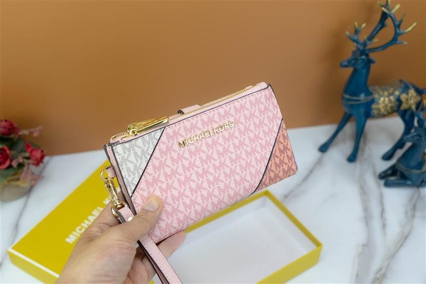 VÍ MK NỮ CẦM TAY KHÓA ZIPPY ĐÔI FULLBOX 1357