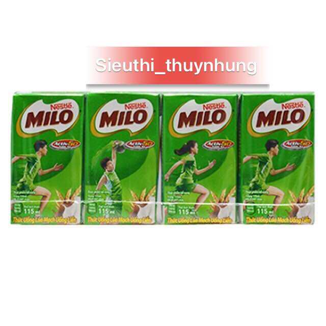 Thùng 48 Hộp x 110ml Milo Thức Uống Lúa Mạch