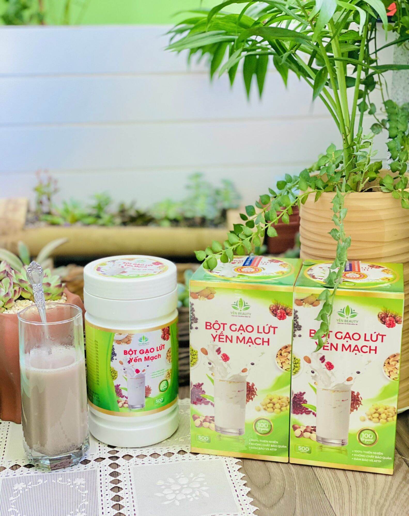 Bột gạo lứt yến mạch - yến beauty