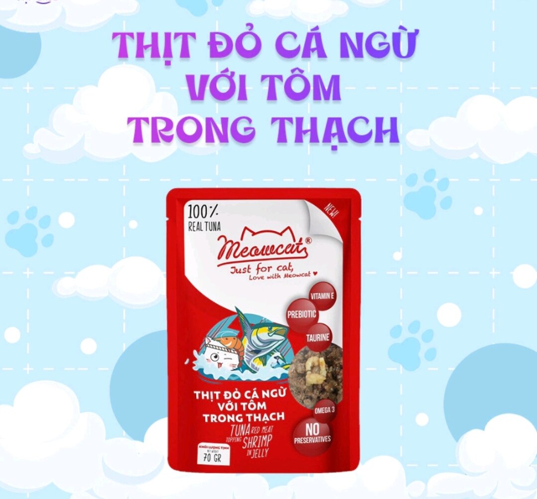 Pate meowcat 70g cho mèo 9 vị