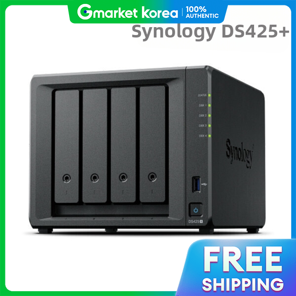 Synology | Official Partner Synology Ds425+ Nas 4-Bay 12Tb (6Tbx2) Synology Dedicated Nas Hdd Hat3300 +Genuine Giá 31,263,600 Đồng*Miễn phí vận chuyển