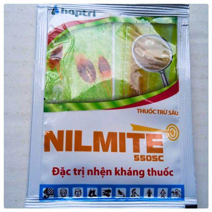 Nilmite 550SC thuốc trừ nhện kháng thuốc, diệt trừ nhện đỏ, nhện gié hại cây