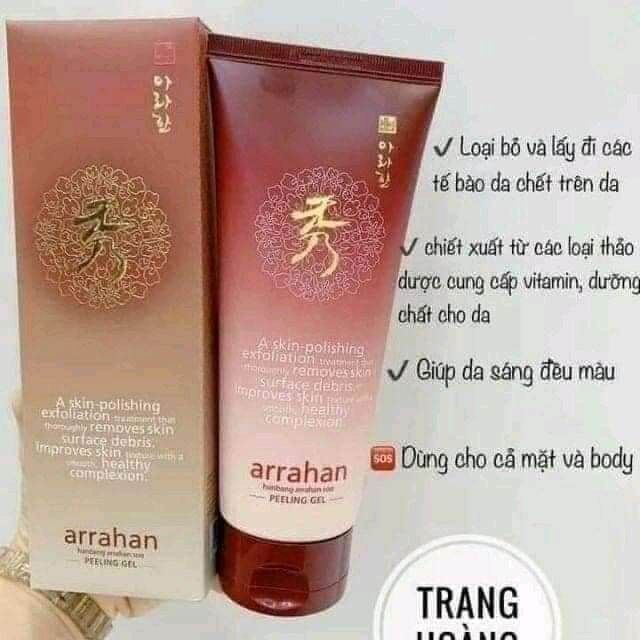 Gel tẩy tế bào chết nhân sâm Arrahan Hàn Quốc