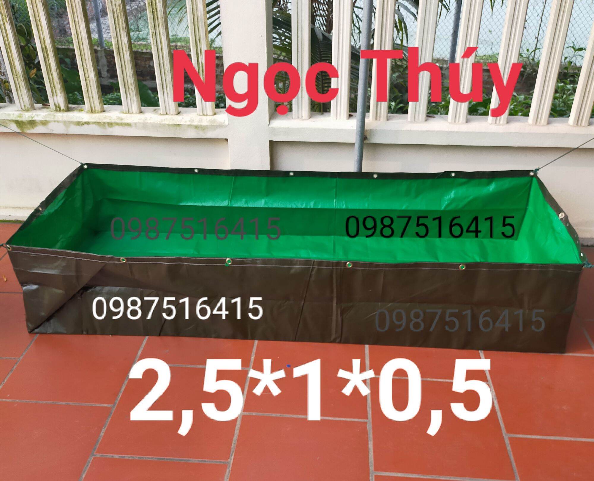 bể bạt nuôi ốc, lươn, ếch, cá...