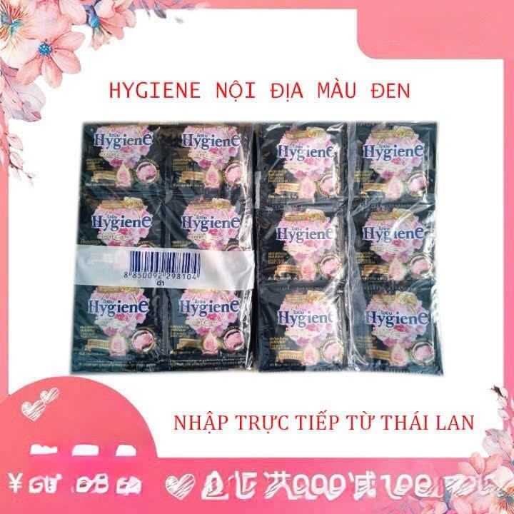 Combo 100 /120 Gói Nước xả vải Hygiene thái lan - chữ việt màu đen