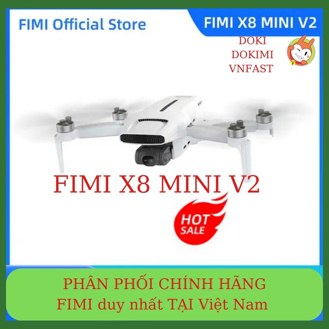Flycam FIMI X8 Mini v2 2023 - 4K gimbal 3 trục - 9km - BH 12T