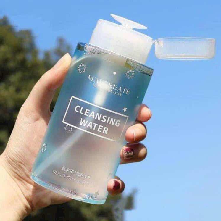 Nước Tẩy Trang Maycreate 300ml Tẩy Sạch Bụi Bẩn Bả nhờn làm sạch sâu cho da