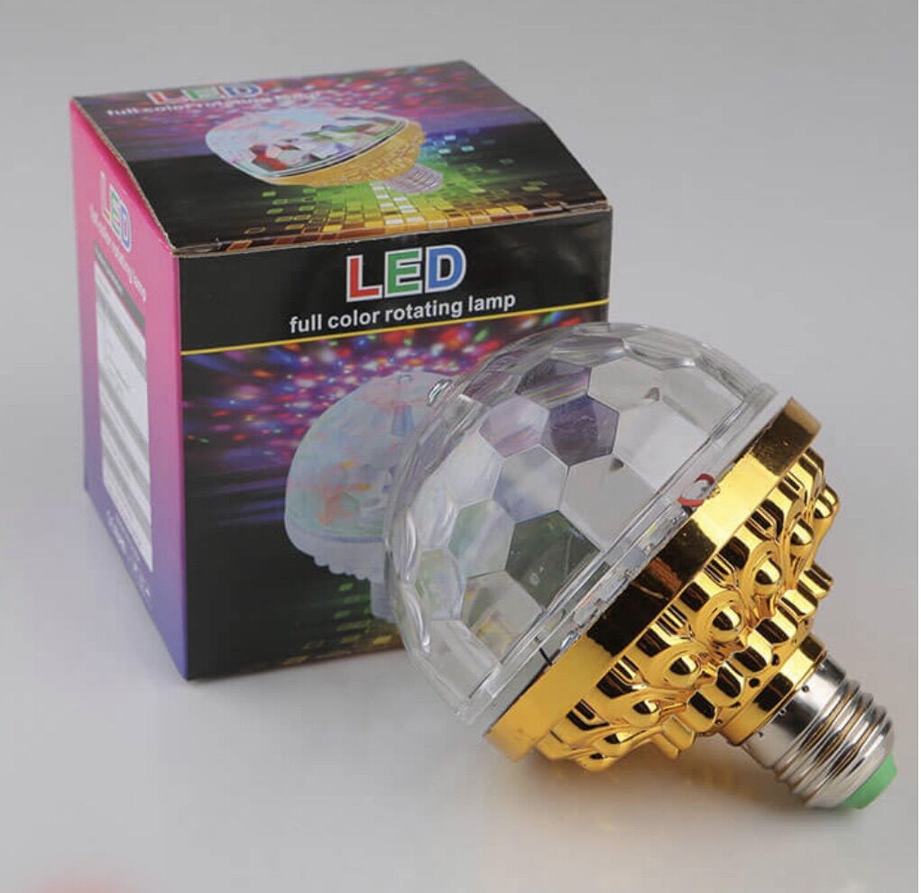 Bóng đèn led 7 màu xoay cảm ứng