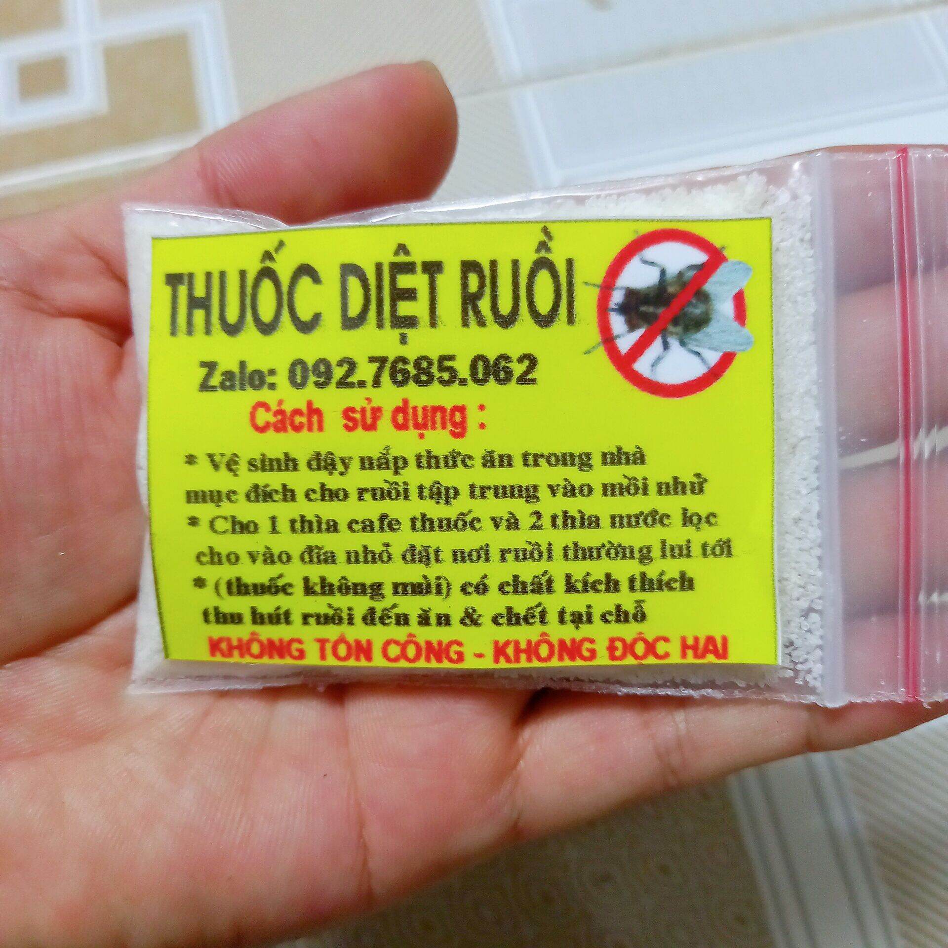 THUỐC DIỆT RUỒI gói 50gr -100gr