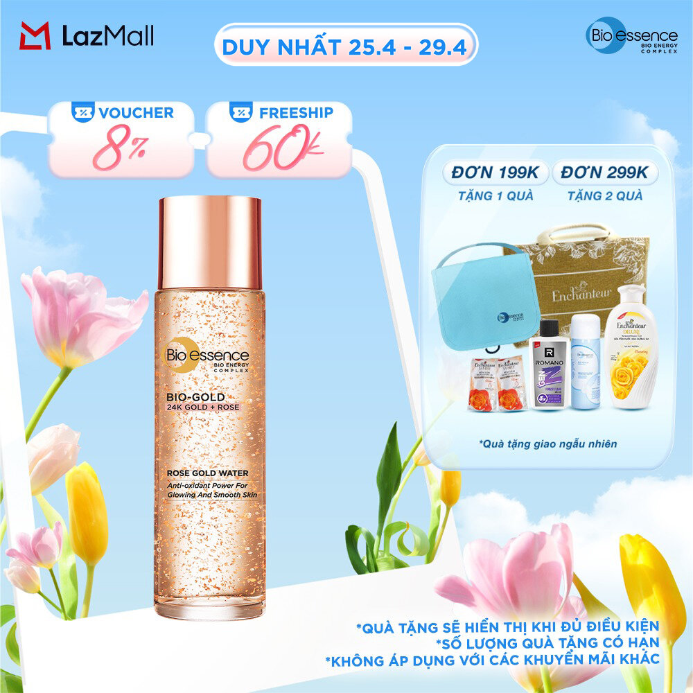 Nước dưỡng Ngăn lão hoá Bio-Gold Rose 100ml
