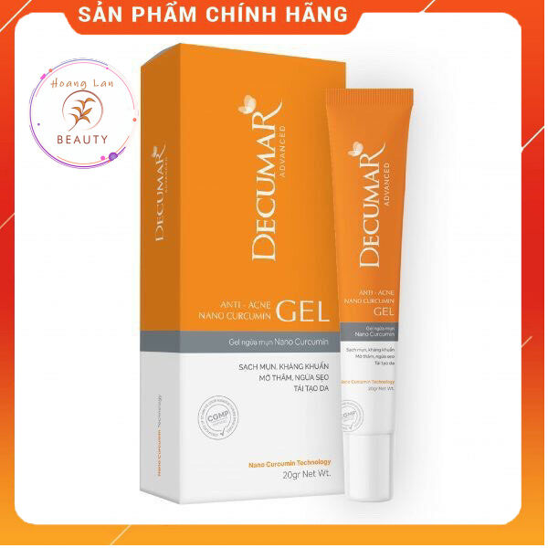 Gel Decumar hết mụn viên hết thâm sẹo tuýp 20g
