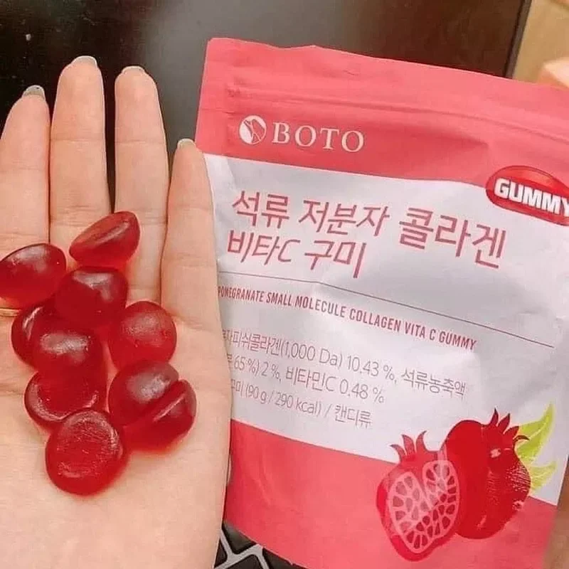 [Vitaminbear Store] Kẹo Collagen Boto vị Lựu
