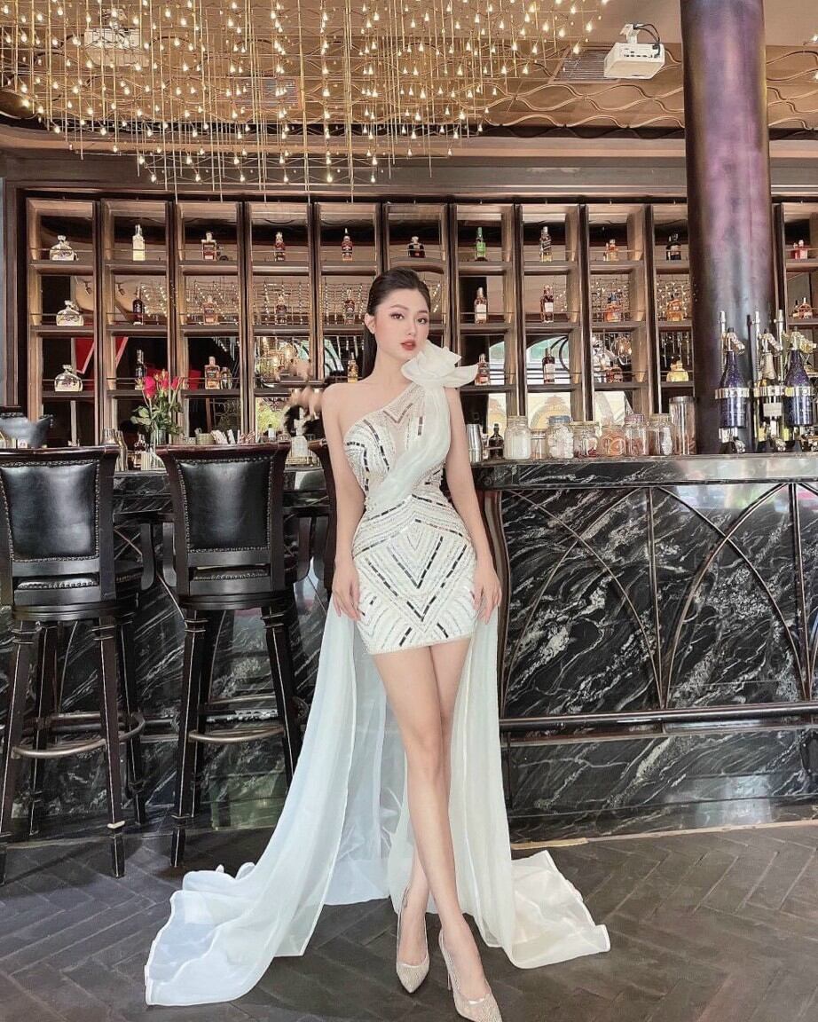 ĐẦM MAXI NƠ VAI TÙNG TÔM